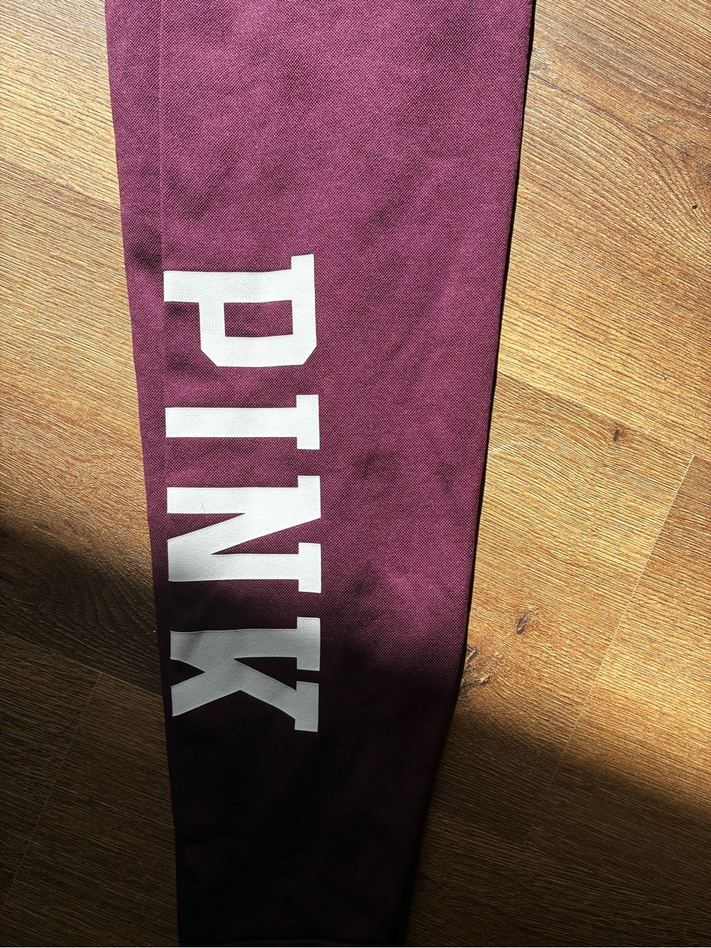 PINK Victoria's Secret Plum Crewneck sweatshirt & leggings with White Logo - Picture 3 of 11
